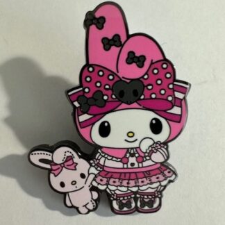 Loungefly Sanrio Kuromi & My Melody Black & Pink Enamel My Melody Disney Pin F1