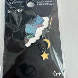 Loungefly Stitch And Scrump Sleeping On A Cloud Stars Moons Disney Pin (B)