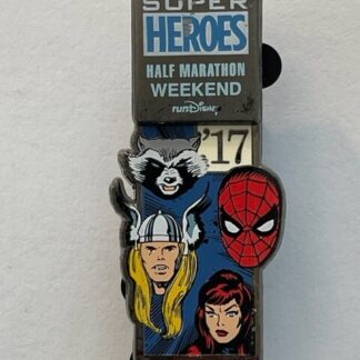Marvel Avengers Super Heroes 2017 Half Marathon DLR Run Disney Pin (B5)