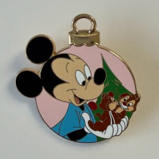 Mickey Holding Chip and Dale - Pluto's Christmas Tree Mystery 2025 Disney Pin H9