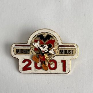 Mickey Mouse 2001 Red Cream Disney Pin (A2)