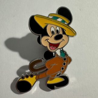 Mickey Mouse Nifty Nineties Dapper Dan Yellow Hat Cane Disney Pin (E1)