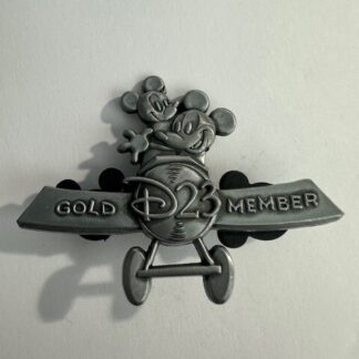 Mickey Mouse Plane Crazy D23 Gold Member Disney Pin  (B4)