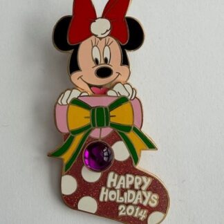 Minnie Mouse - Stockings - Happy Holidays 2014 Disney Pin F8