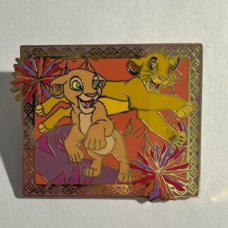 Monogram Young Simba Nala Lion King Framed Scenes Mystery 2024 Disney Pin F9
