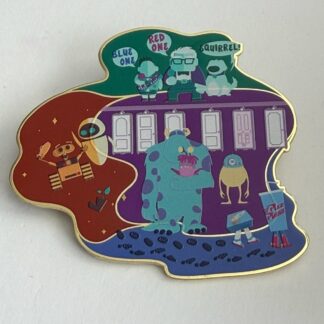 Monster's Inc Up, Wall E and Toy Story - Pixar Movies Collage 2023 Disney Pin C4