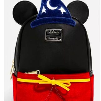 NWT Loungefly Disney Mickey Mouse Sorcerer Figural Light-Up Mini Backpack Bag B