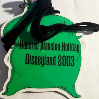 Oogie Boogie Haunted Mansion Holiday Disneyland 2003 Disney Lanyard (B)