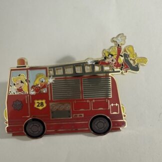 PALM Pink A La Mode Mickey Goofy Donald Fireman Engine 28 LE 300 Disney Pin (F0)