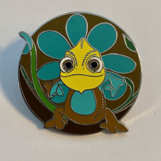 Pascal Tangled Disguises Series 2 LE Brown Blue Flower Disney Pin (B6)