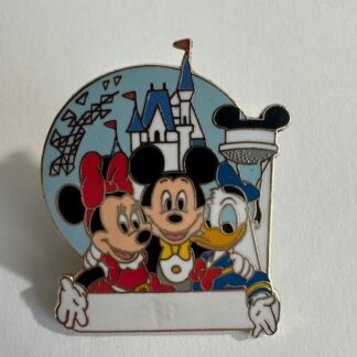 Personalized Name Souvenir Pin Epcot MGM Mickey Donald Minnie Disney Pin D8