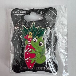 REAL Disney WDI Pascal Christmas Ornament Pin LE 250 Holiday Pin (B)