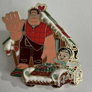 Ralph Vanellope On Floats Gingerbread House Christmas Parade Disney Pin (E9)