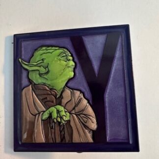 Star Wars Celebrarion 2022 Alphabet Pin LE 500 Letter Y Yoda (D4)