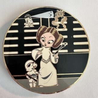 Star Wars Princess Leia R2-D2 Stormtrooper Hot Art ACME LE 250 *Flaw* Pin (D5)