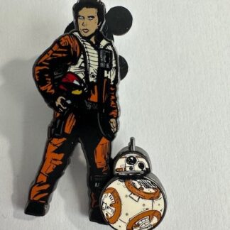Star Wars: The Last Jedi - Poe Dameron and BB-8 2017 Disney Pin E8