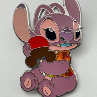 Stitch Attacks Snacks Candy Apple Angel Only LR Disney Pin G7