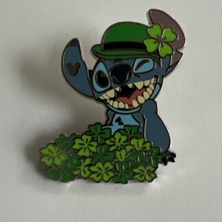 Stitch Disney Pin WDW 2024 Hidden Mickey St Patrick’s Day C5