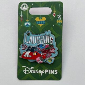 Stitch Laughing All The Way Red One Christmas Lilo & Stitch Disney Pin (B)