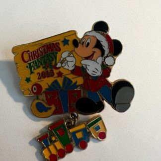TDL Mickey Mouse Santa Outfit Christmas Fantasy 2013 Disney Pin (B7)
