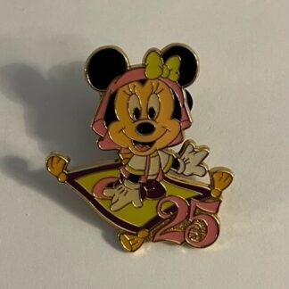 TDR TDS Minnie Mouse Magic Carpet 25th Anniversary Game Prize Disney Pin (B1)