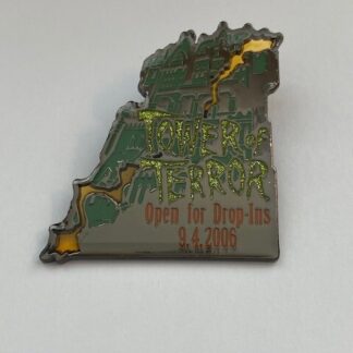 TDR Tokyo Tower Of Terror Open For Drop Ins TDS Disney Pin (A6)