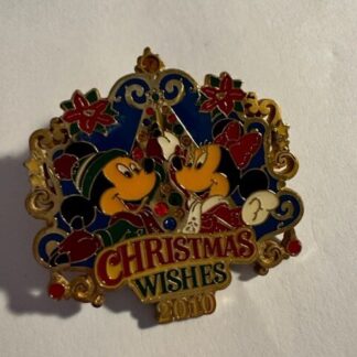 TDS MICKEY & MINNIE MOUSE CHRISTMAS WISHES 2010 Disney Pin (A5)
