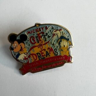 TDS TDR Mickey & Donald Mickeys Gift Of Dreams 20th Anniversary Disney Pin (B0)