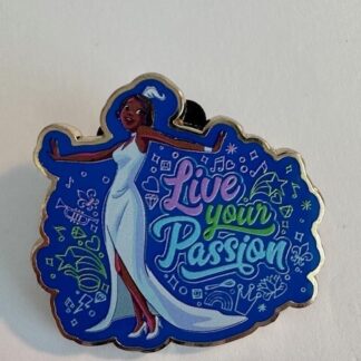 Tiana Princess and the Frog Live Your Passion Lanyard Starter Disney Pin (A0)