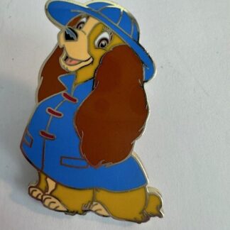 Uncas Lady Lady And The Tramp Characters In Raincoats Series 1 Disney Pin A8