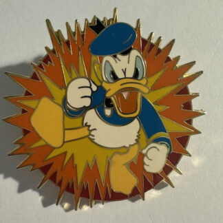 WDCC Feisty Fall Event Angry Donald Duck Starburst LE Disney Pin (A2)
