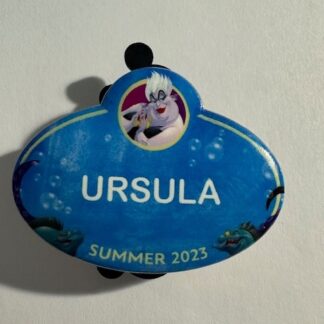 WDCS - Ursula - Summer 2023 - Seasonal Name Tags Series 1 Disney Pin C1