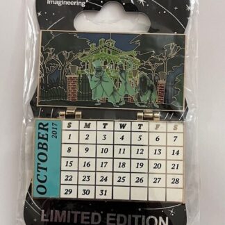 WDI E-ticket October 2017 Calendar  The Haunted Mansion LE 250 Disney Pin B