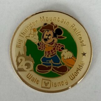 WDW - Big Thunder Mountain Railroad - 20th Anniversary Disney Pin F9
