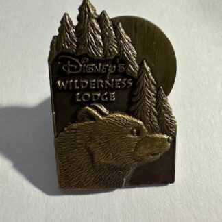 WDW - Bronze Bear and Trees - Disney's Wilderness Lodge Disney Pin F6
