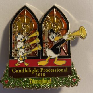WDW Candlelight Processional 2018 Donald Huey Dewey Louie Disney Pin LE (B0)