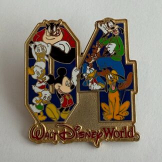 WDW Character Huey Dewey Louie Mickey Mouse Goofy Pete Pluto 2004 Disney Pin H6