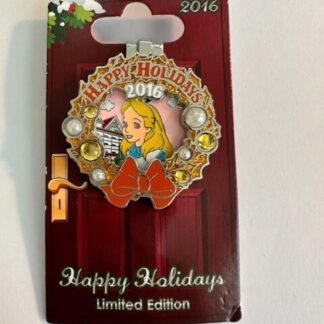 WDW Disney Holiday Wreaths Resort Grand Floridian 2016 Alice LE Disney Pin (B)