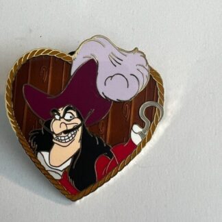 WDW Disney Villains Heart Collection Captain Hook Surprise LE Disney Pin (A8)