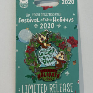 WDW - Epcot Holiday 2020 - Logo Disney Pin B