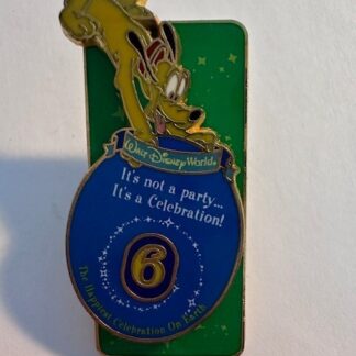 WDW - Happiest Celebration On Earth - 6 Days to Go Pluto Pin (A0)