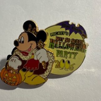WDW - MNSSHP 2006 - King Mickey Halloween Party Disney Pin F6