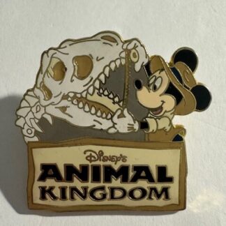 WDW - Mickey Measuring a Fossil Skull - Animal Kingdom Disney Pin C3