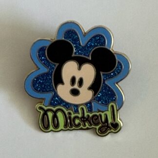 WDW - Mickey Mouse - Cute Characters - Mystery 2007 Blue Glitter Disney Pin H0