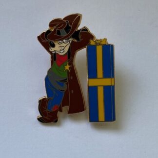 WDW Mickey’s Toontown Big Party Sheriff Goofy Leaning Present Disney Pin (B2)