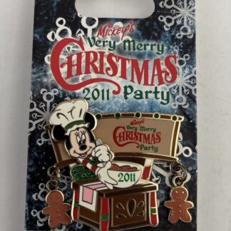 WDW Mickeys Very Merry Christmas Party 2011 Minnie Baking LE Disney Pin B