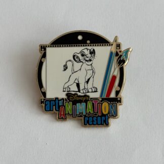 WDW - Simba Sketch - Art of Animation Resort 2022 Disney Pin G7