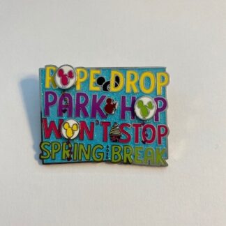 WDW Spring Break 2020 Rope Drop Park Hope Won’t Stop Disney Pin LE (B6)