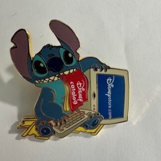 WDW Stitch A Family Pin Gathering 2004 Disney Catalog Computer Disney Pin E3