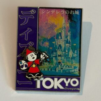WDW - Tokyo Artist Mickey Cinderella Castle Around the World 2002 Disney Pin G6